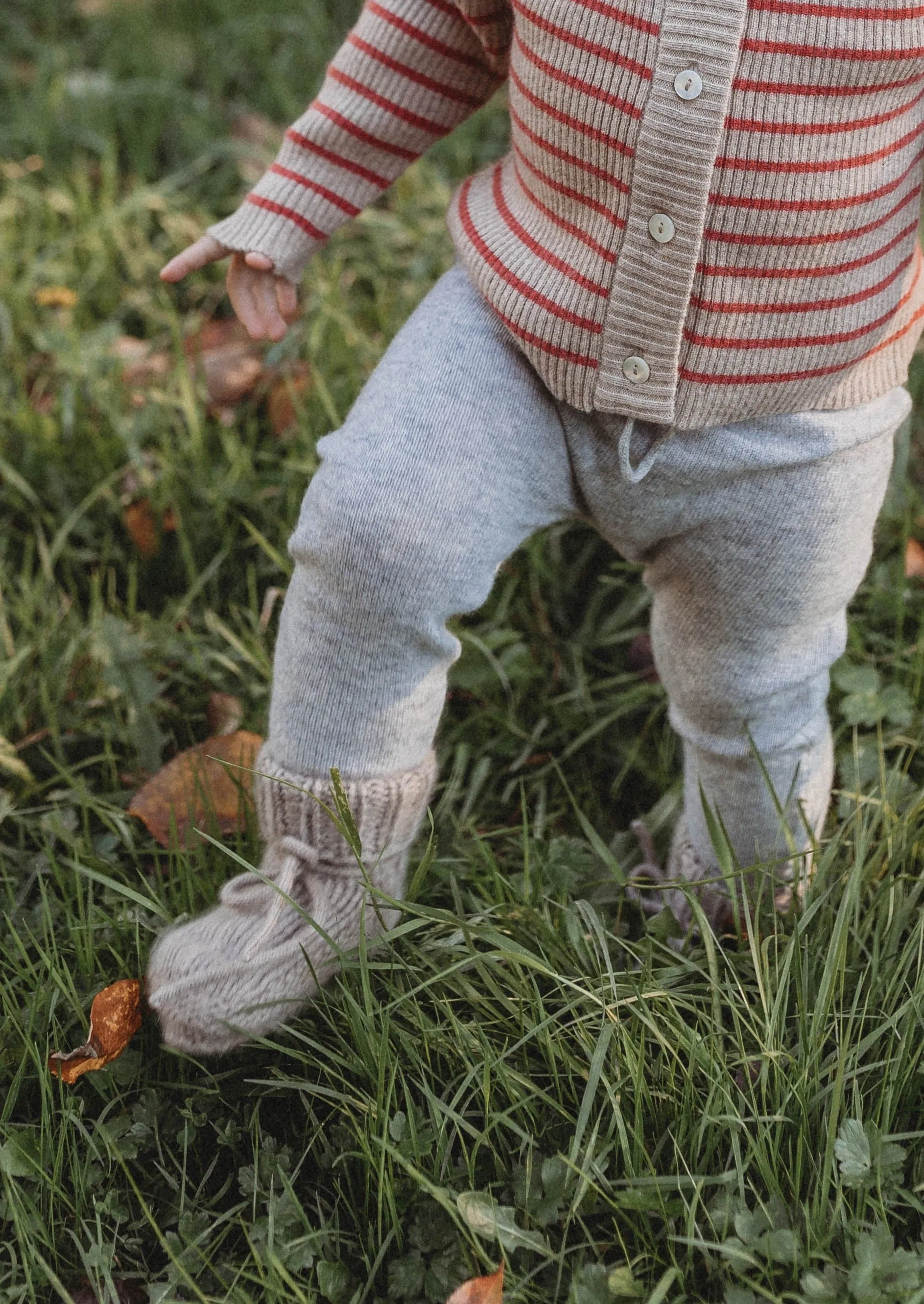 Cashmere Booties | Gray