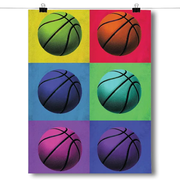 Pop Art - Basketball Poster