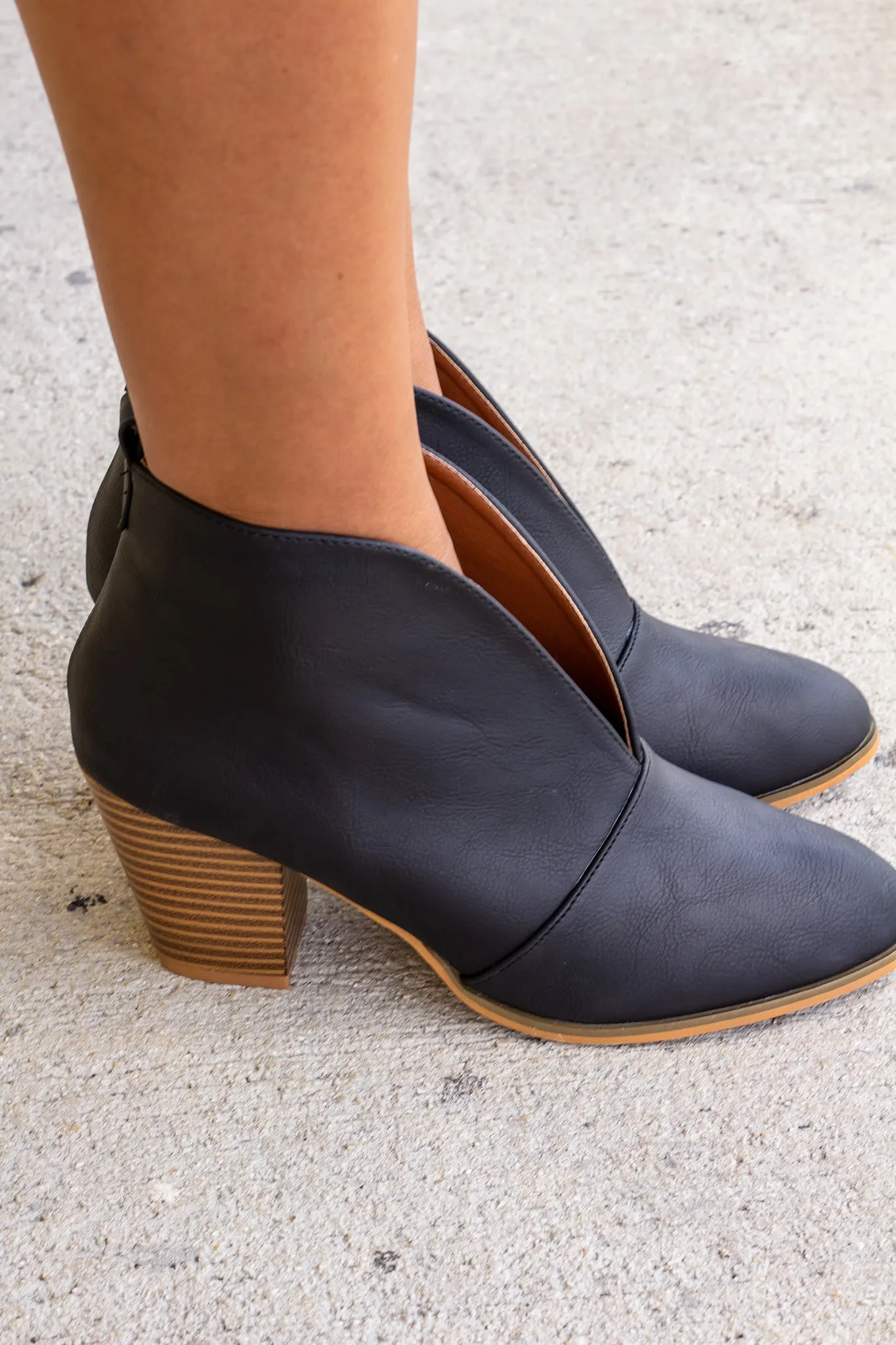 Ramona Black Booties